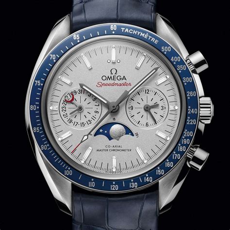 omega watch with moon cycle|omega moonphase chronograph.